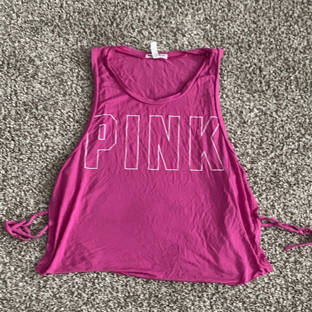 PINK Victoria's Secret Fuchsia Tank Top